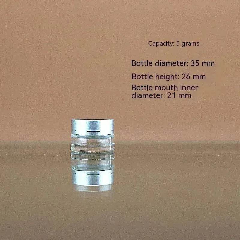 Transparent Face Cream Bottle Glass Cosmetics - EX-STOCK Canada