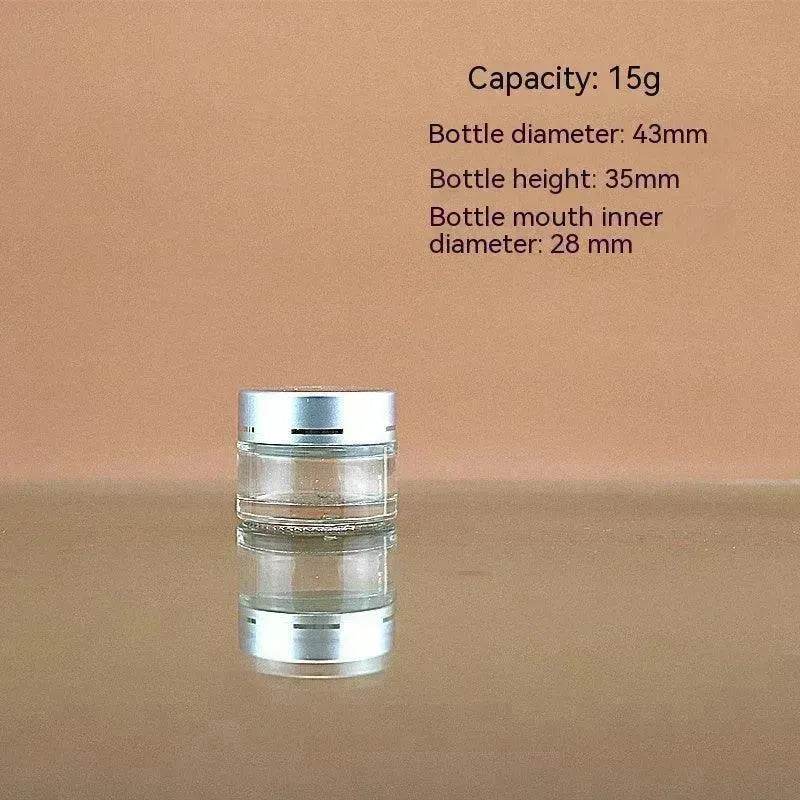 Transparent Face Cream Bottle Glass Cosmetics - EX-STOCK Canada
