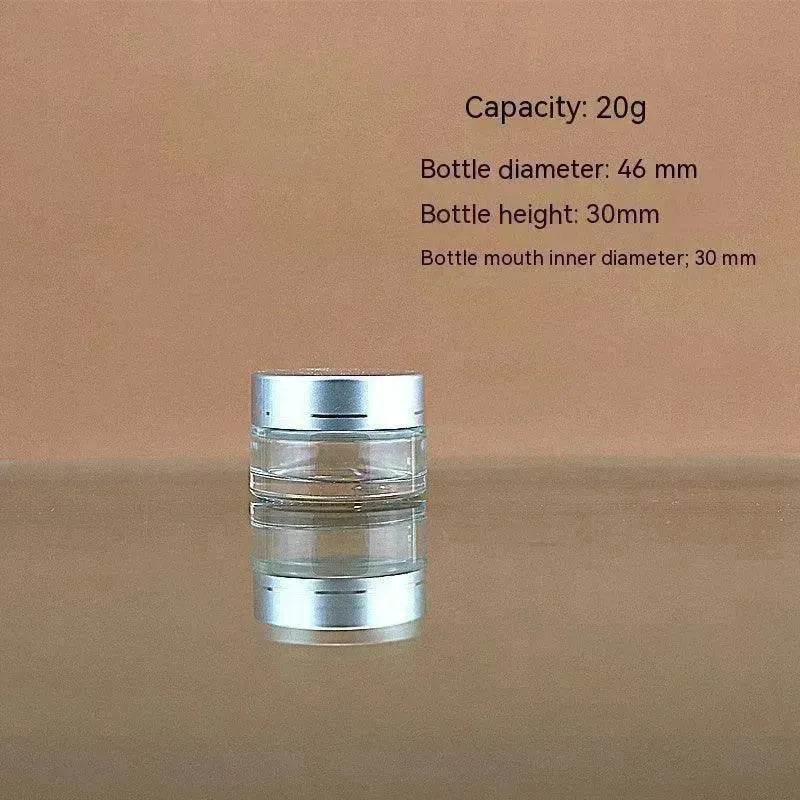 Transparent Face Cream Bottle Glass Cosmetics - EX-STOCK Canada