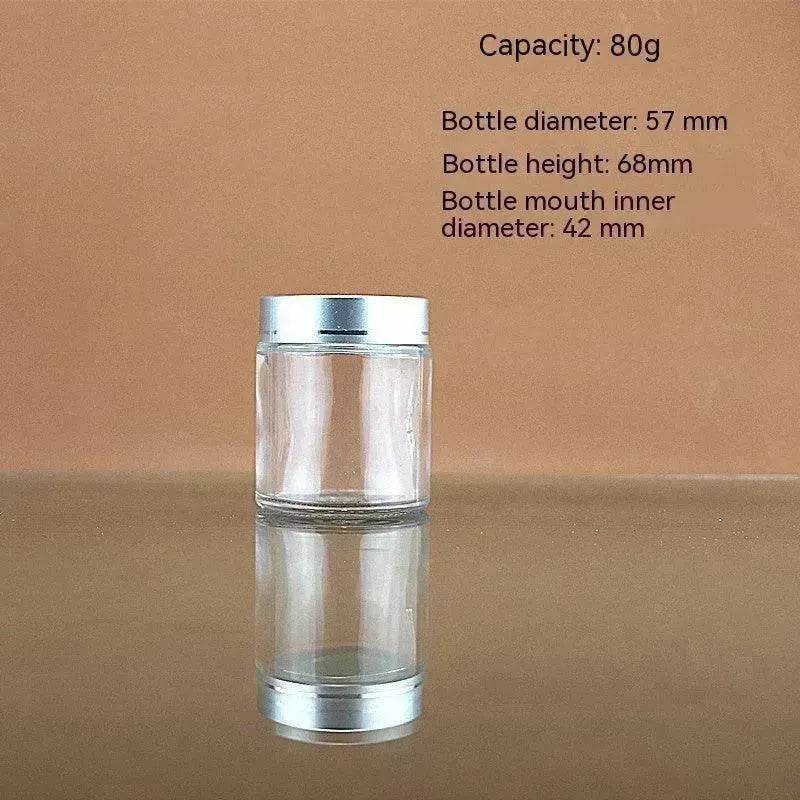 Transparent Face Cream Bottle Glass Cosmetics - EX-STOCK Canada