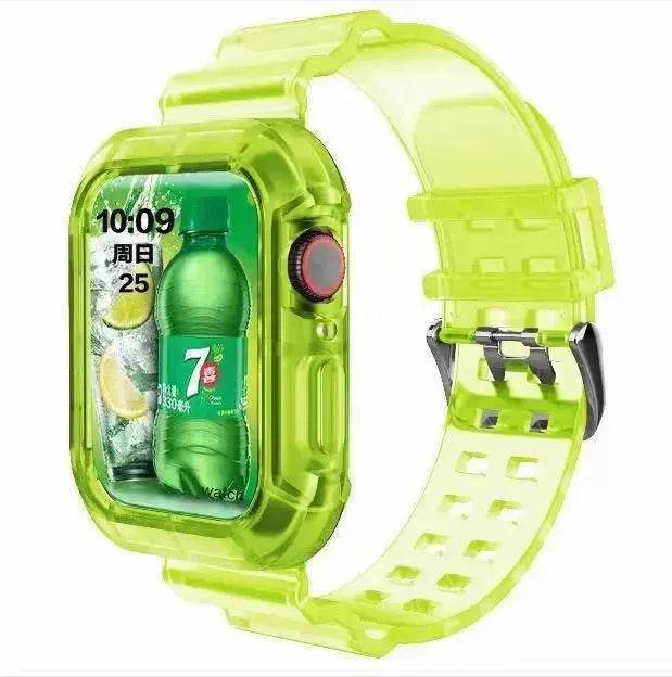 Transparent TPU Protective Candy Glacier One Smart Watch Strap Watch Band - EX-STOCK Canada