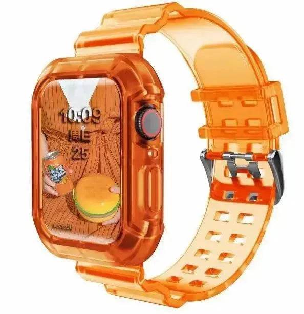 Transparent TPU Protective Candy Glacier One Smart Watch Strap Watch Band - EX-STOCK Canada