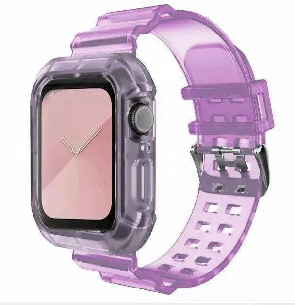 Transparent TPU Protective Candy Glacier One Smart Watch Strap Watch Band - EX-STOCK Canada