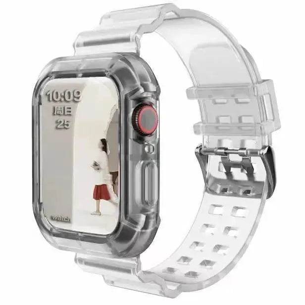 Transparent TPU Protective Candy Glacier One Smart Watch Strap Watch Band - EX-STOCK Canada