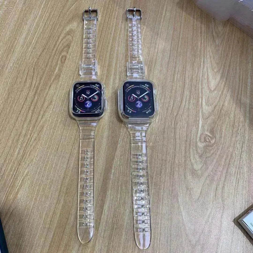 Transparent TPU Protective Candy Glacier One Smart Watch Strap Watch Band - EX-STOCK Canada