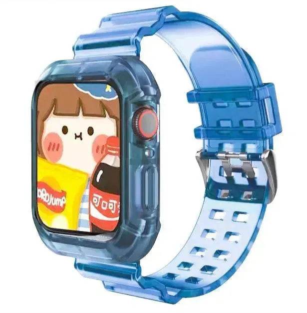 Transparent TPU Protective Candy Glacier One Smart Watch Strap Watch Band - EX-STOCK Canada