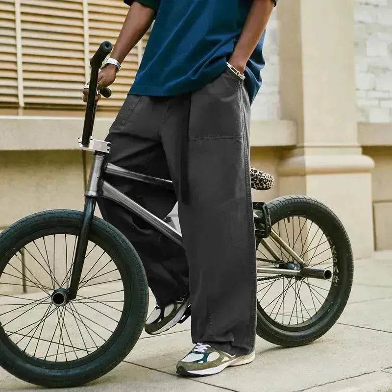 Trendy Street Straight Casual Trousers - EX-STOCK Canada