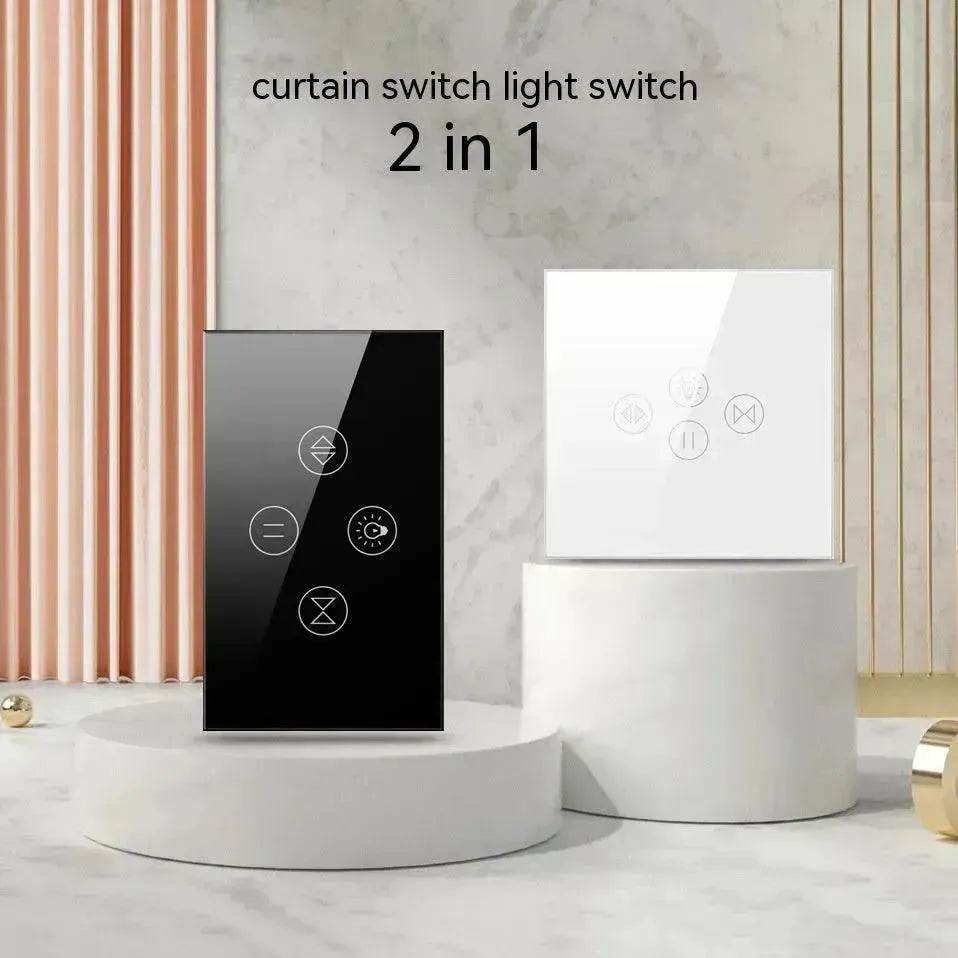 Tuya Smart WiFi Roller Shutter Curtain Light Wall Switch Voice Control Work With Alexa - EX-STOCK Canada