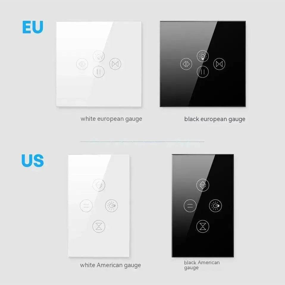 Tuya Smart WiFi Roller Shutter Curtain Light Wall Switch Voice Control Work With Alexa - EX-STOCK Canada