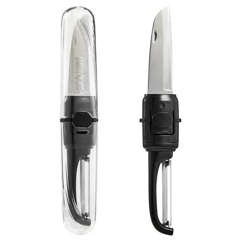 Two-in-one Portable Home Folding Double Head Fruit Knife Peeler - EX-STOCK Canada