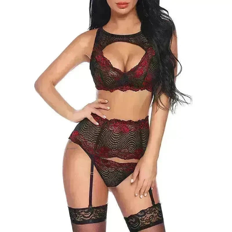 Two-tone lace lingerie - EX-STOCK CANADA