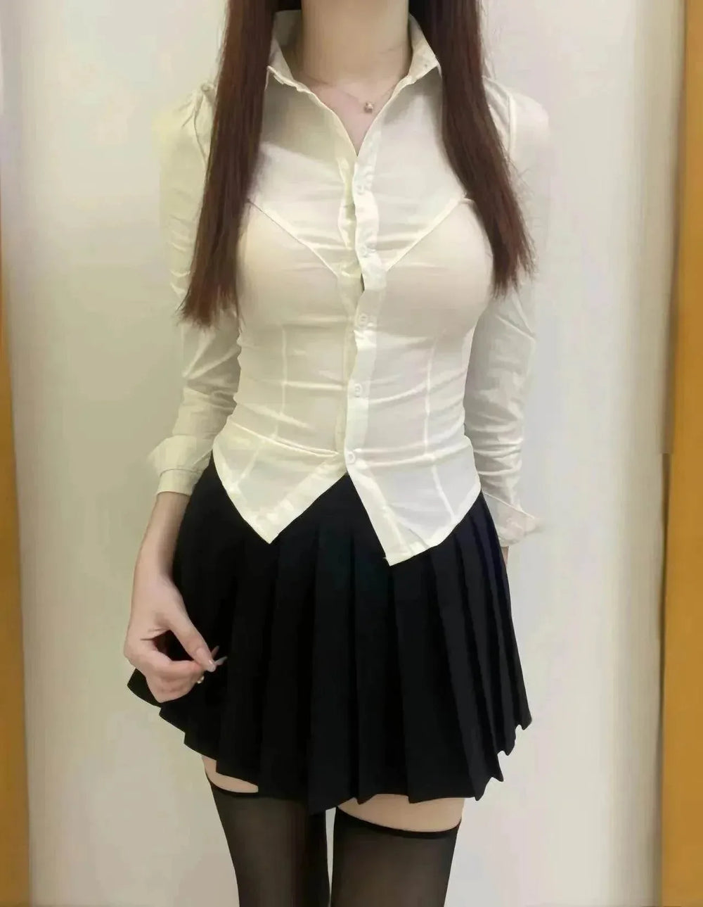 Uniform Slim Top Waist Elastic Women - EX-STOCK CANADA
