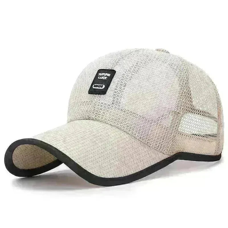 Unisex Sunshade Polyester Net Sunscreen Baseball Style Hat - EX-STOCK CANADA