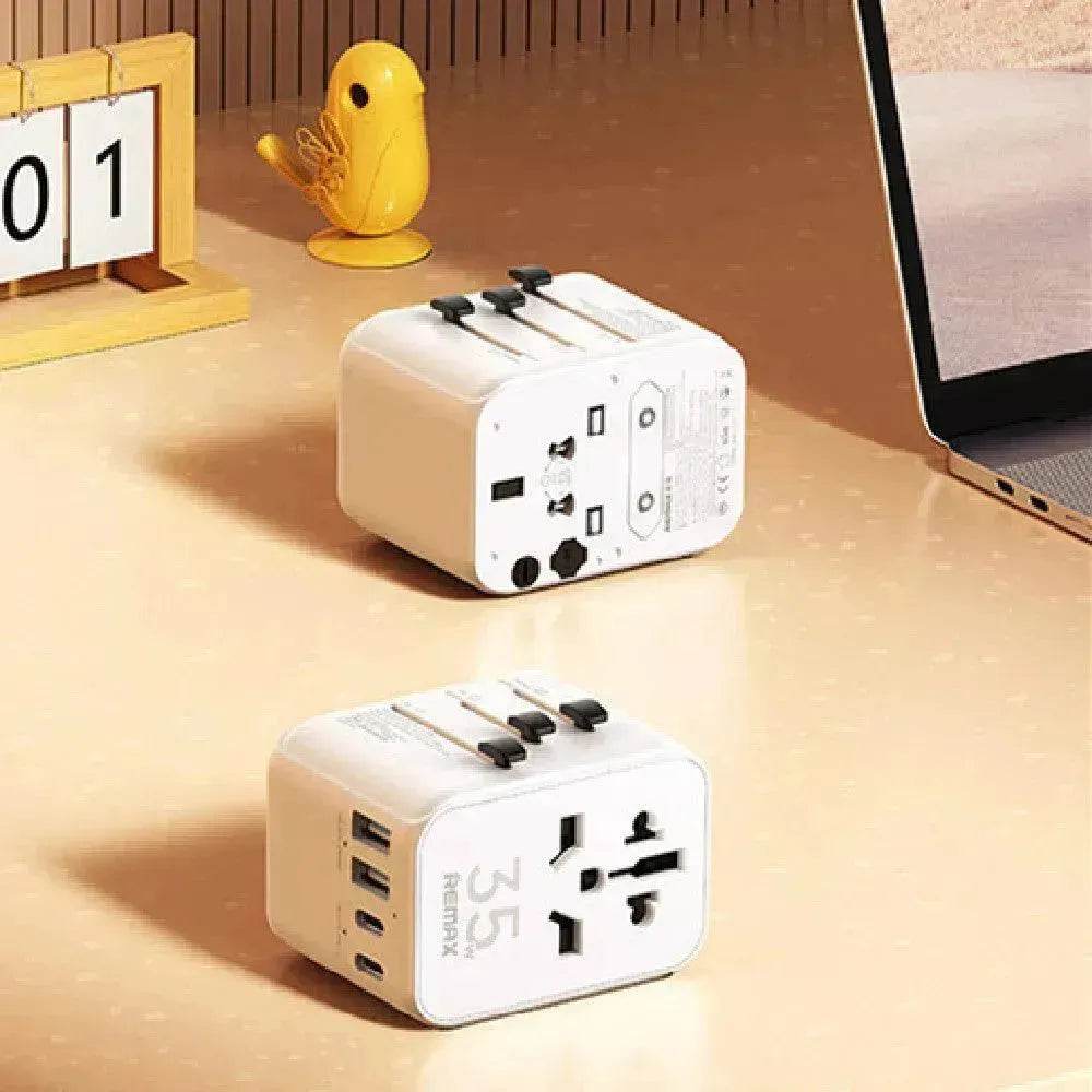 Universal Multi-functional Power Surge Protector Adapter - EX-STOCK Canada