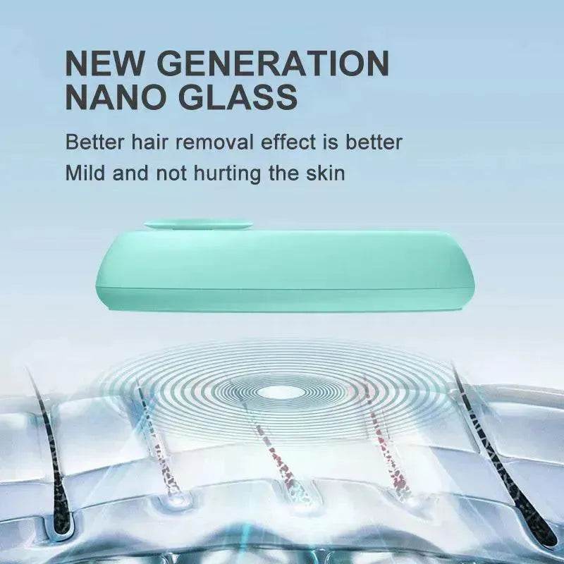 Upgraded Crystal Hair Removal Magic Crystal Hair Eraser Physical Exfoliating Tool Painless Hair Eraser Removal Tool For Legs Back Arms - EX-STOCK Canada