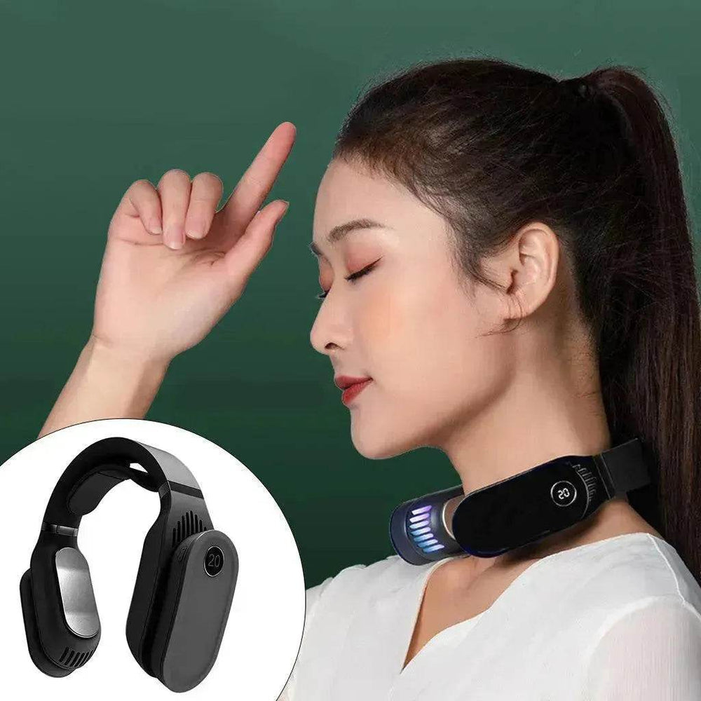 USB Portable Hanging Neck Cooling and Heating Fan Air Conditioner for Home Office, Travel - EX-STOCK Canada
