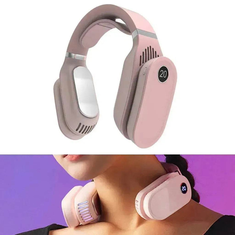 USB Portable Hanging Neck Cooling and Heating Fan Air Conditioner for Home Office, Travel - EX-STOCK Canada