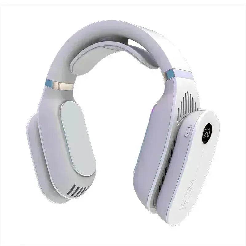 USB Portable Hanging Neck Cooling and Heating Fan Air Conditioner for Home Office, Travel - EX-STOCK Canada
