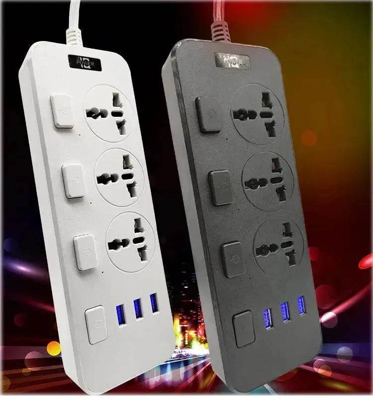 USB Power Strip Smart British Plug Multi-function Power Surge - EX-STOCK Canada