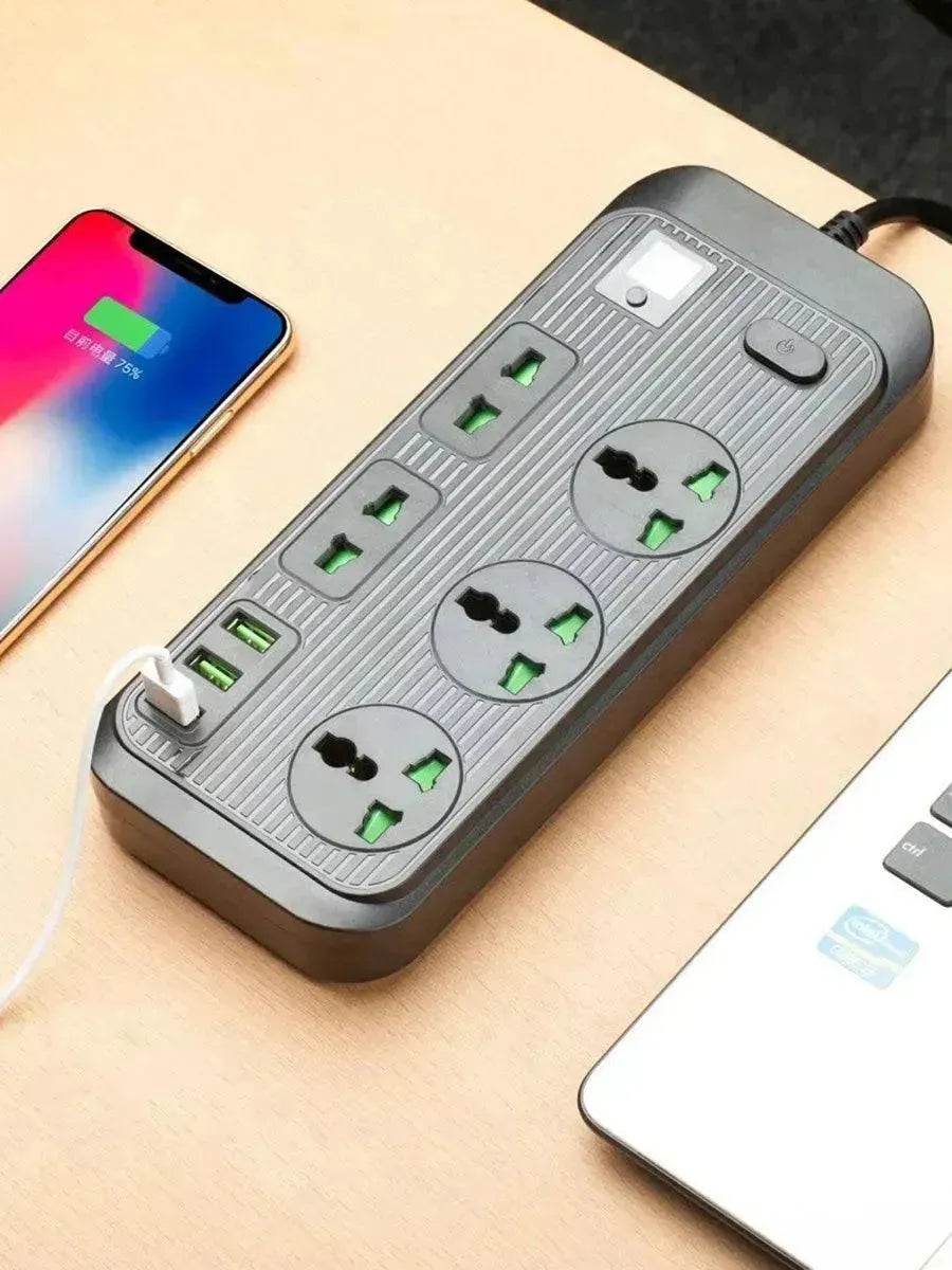 USB Power Strip Smart British Plug Multi-function Power Surge - EX-STOCK Canada