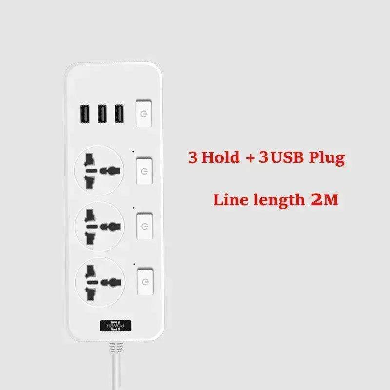 USB Power Strip Smart British Plug Multi-function Power Surge - EX-STOCK Canada