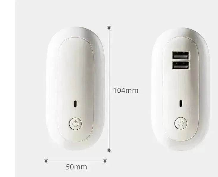 USB Remote Control Wall Lamp Timing Dimming Night Light Simple Bedroom Living Room Corridor LED Wall Lamp Socket - EX-STOCK Canada