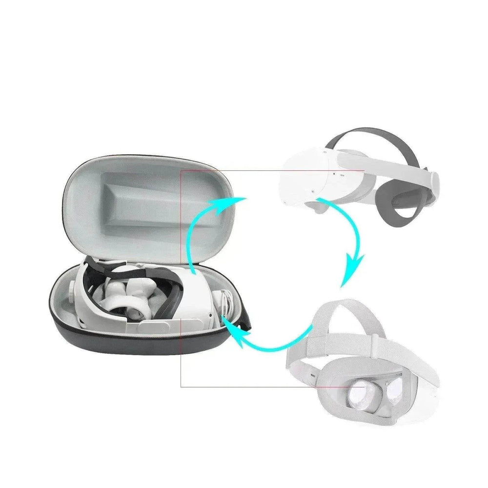 VR Glasses, Headband, Handbag, Zipper Storage Bag, Comfortable and Portable - EX-STOCK Canada