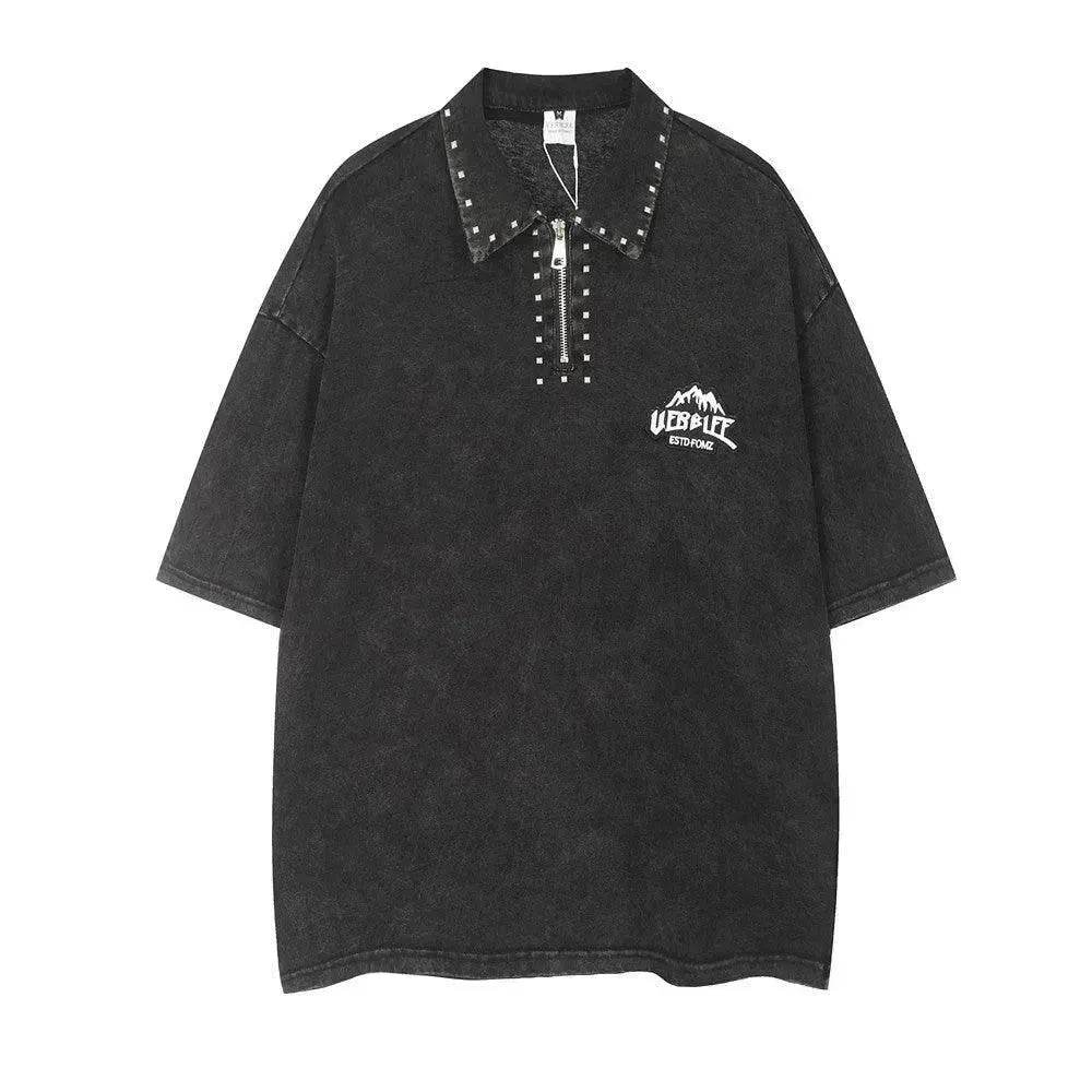 Washed And Worn Polo Shirt Men's Summer - EX-STOCK Canada