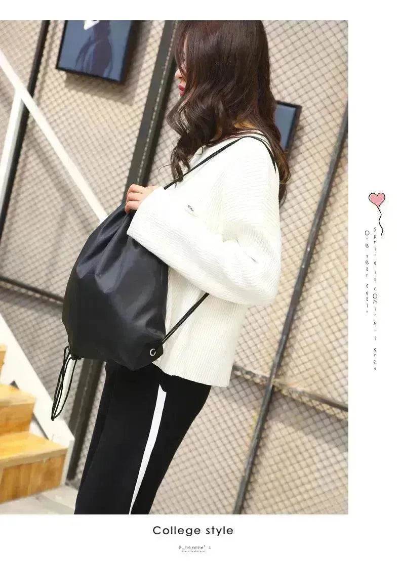 Waterproof Drawstring Backpack With Drawstring Pockets - EX-STOCK Canada