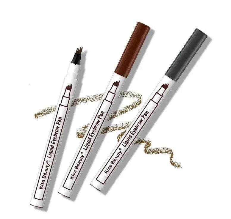 Waterproof Natural Eyebrow Pen Four-claw Eye Brow Tint Fork Tip Eyebrow Tattoo Pencil - EX-STOCK Canada