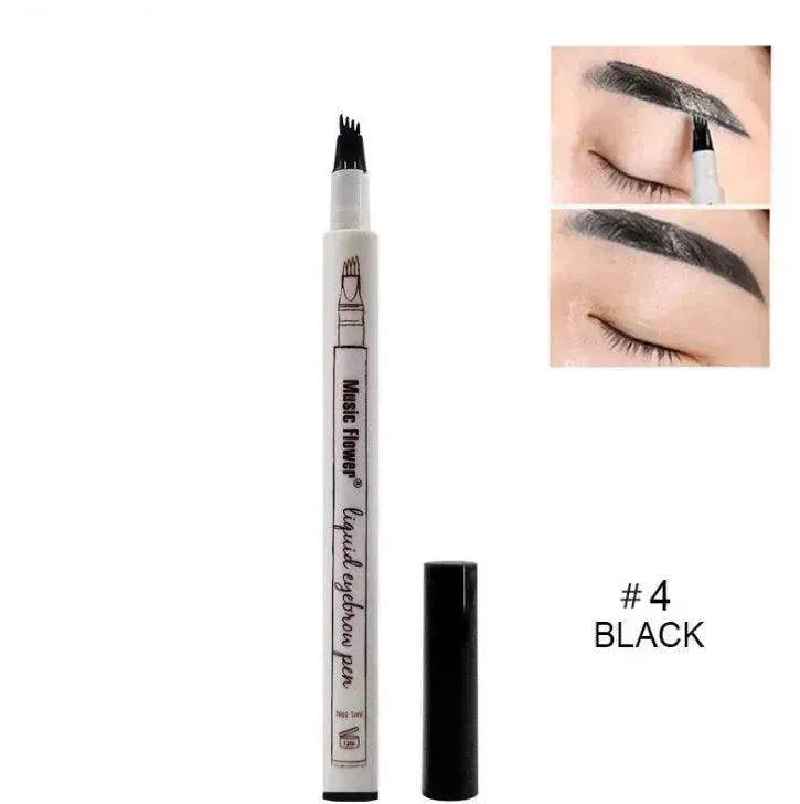 Waterproof Natural Eyebrow Pen Four-claw Eye Brow Tint Fork Tip Eyebrow Tattoo Pencil - EX-STOCK Canada