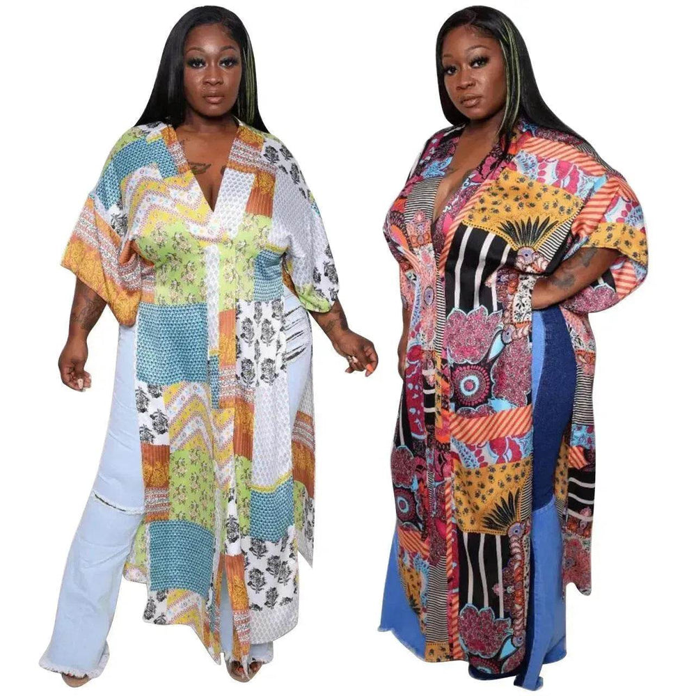 Wear Holiday Beach Dress Robe Loose Casual - EX-STOCK Canada