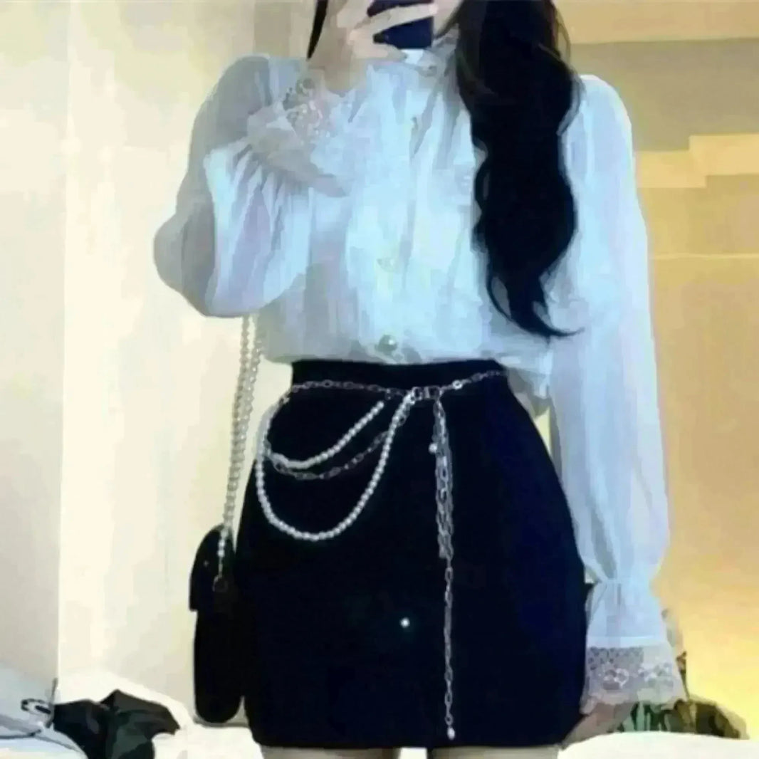 Western Style Ruffled Top For Women - EX-STOCK CANADA