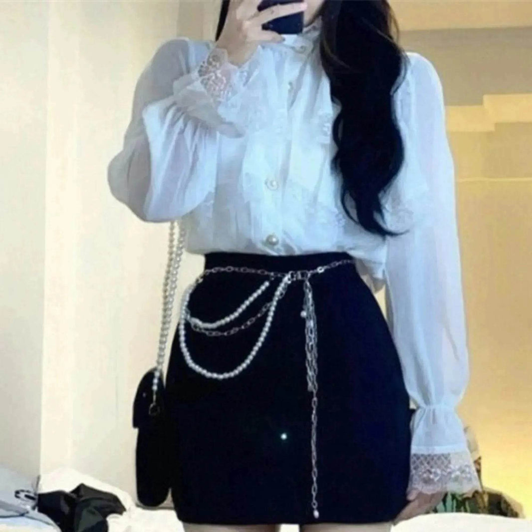 Western Style Ruffled Top For Women - EX-STOCK Canada