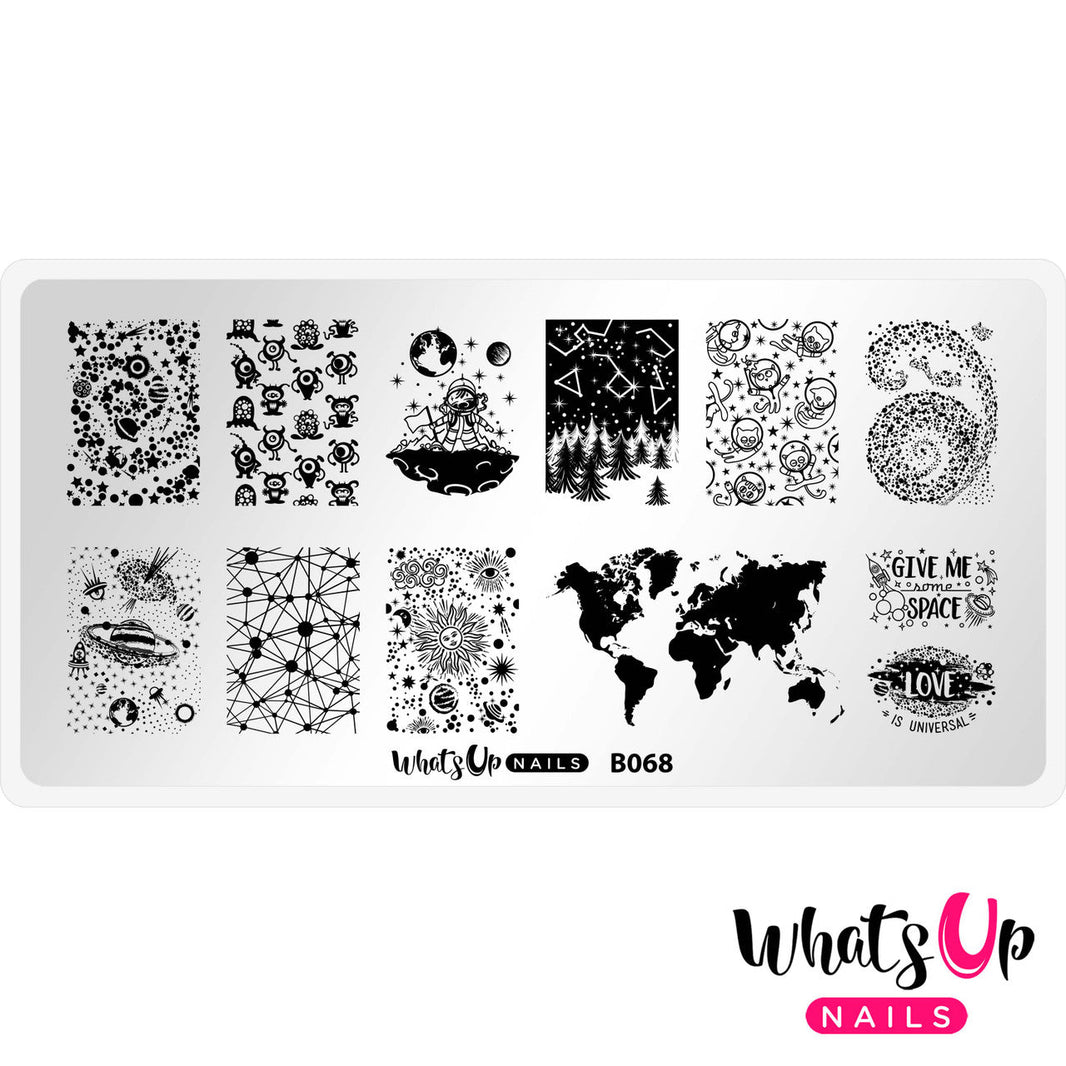 Whats Up - Totally Spaced Out Stamping Plate EX-STOCK Canada