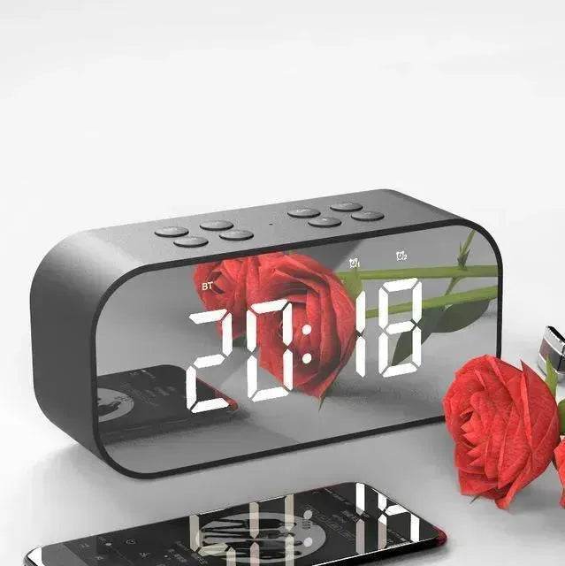 Wireless bluetooth speakers with LED display Clock - EX-STOCK Canada