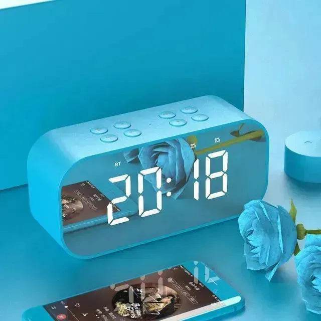 Wireless bluetooth speakers with LED display Clock - EX-STOCK Canada