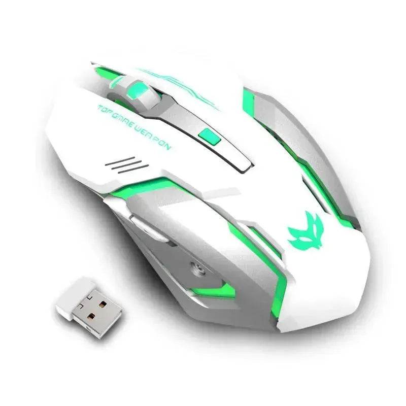 Wireless Charging Silent Gaming Mouse Machinery - EX-STOCK Canada