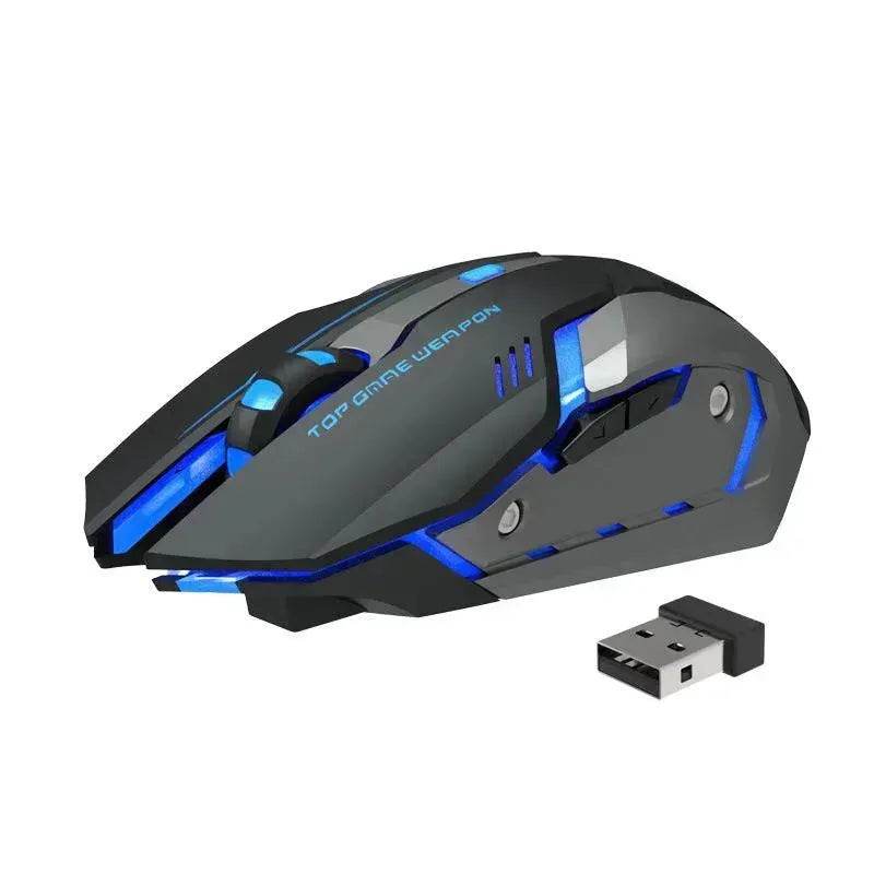 Wireless Charging Silent Gaming Mouse Machinery - EX-STOCK Canada