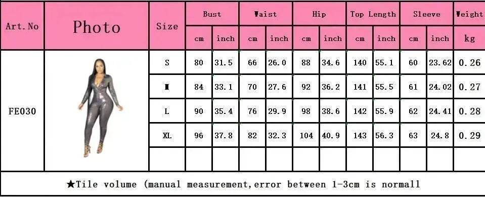 Women's Deep V Bronzing Jumpsuit - EX-STOCK Canada