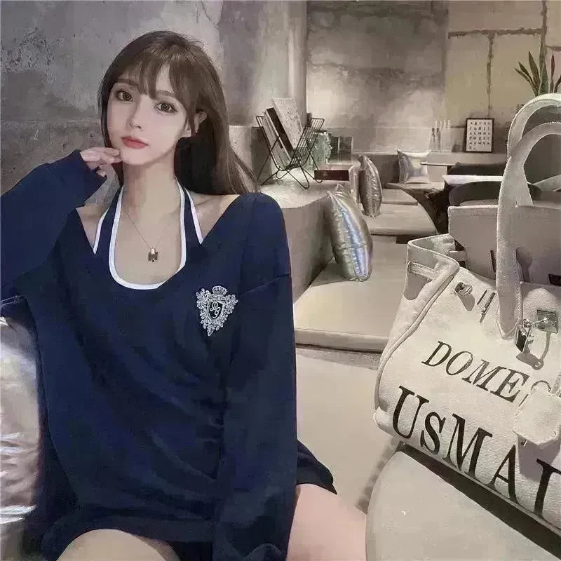 Women's Fashion Loose Mid-length Jacket Lining Set - EX-STOCK CANADA