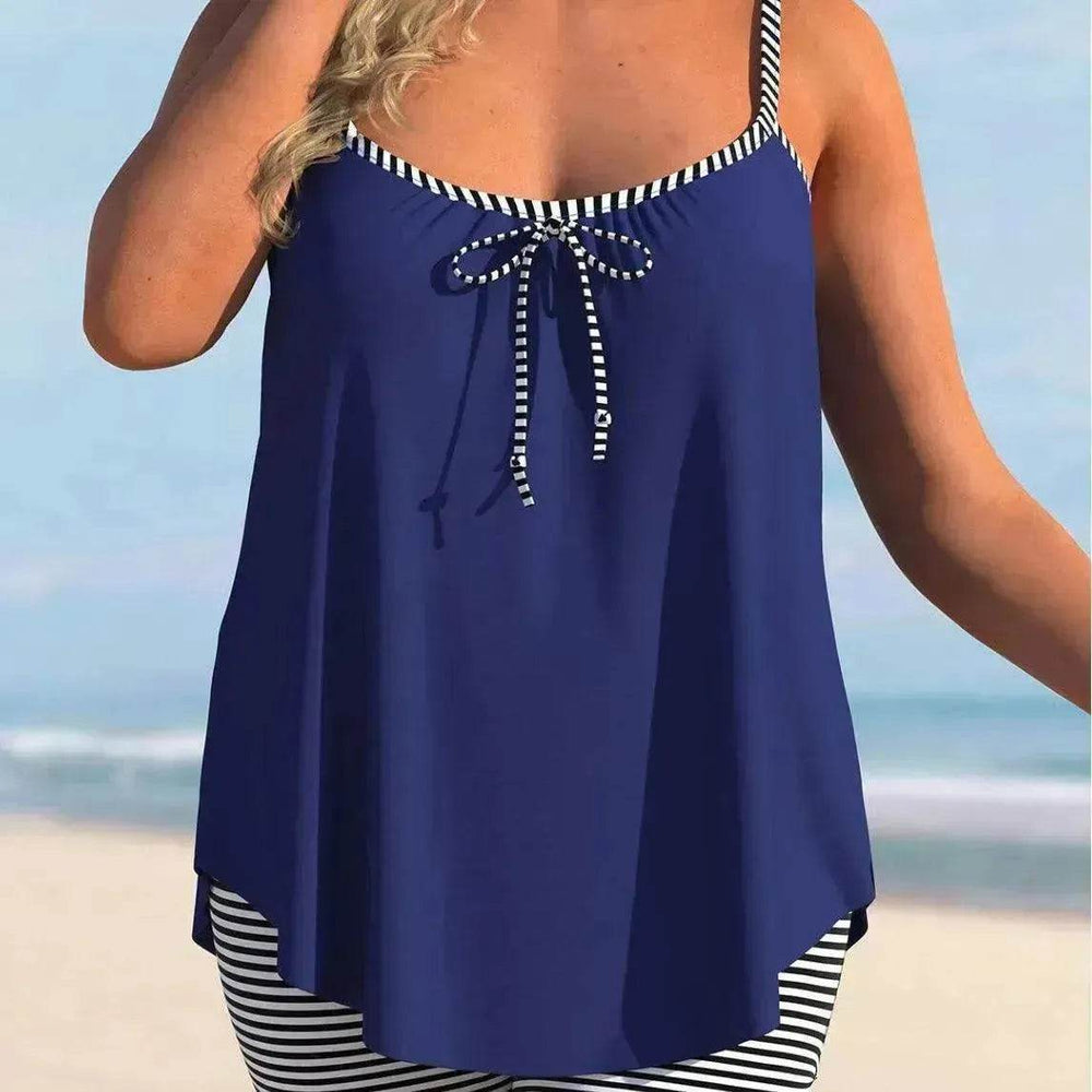 Women's Fashion Solid Color Loose Beach Casual Swimming Suit - EX-STOCK Canada
