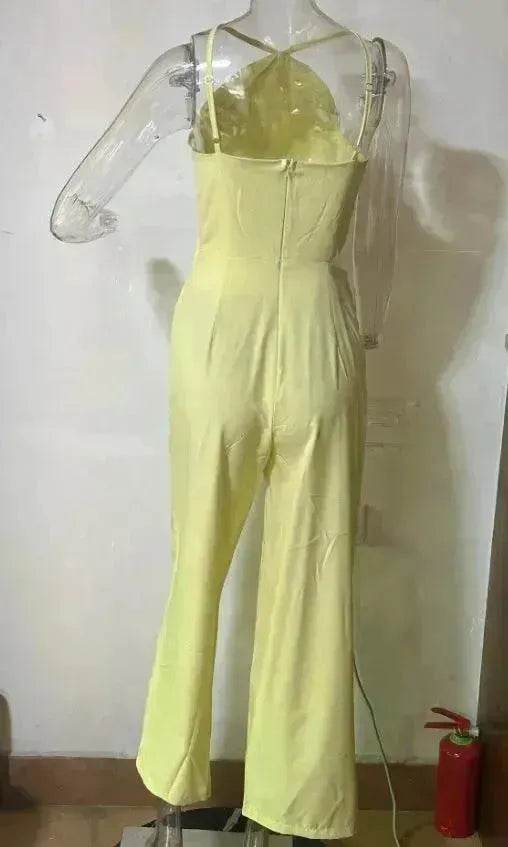 Women's Fashion Solid Color Wide Leg Jumpsuit - EX-STOCK Canada