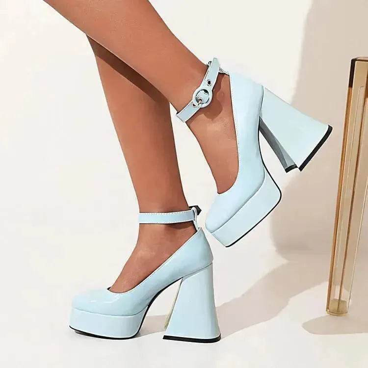 Women's Platform Thick Heel High Heel Shoes - EX-STOCK Canada