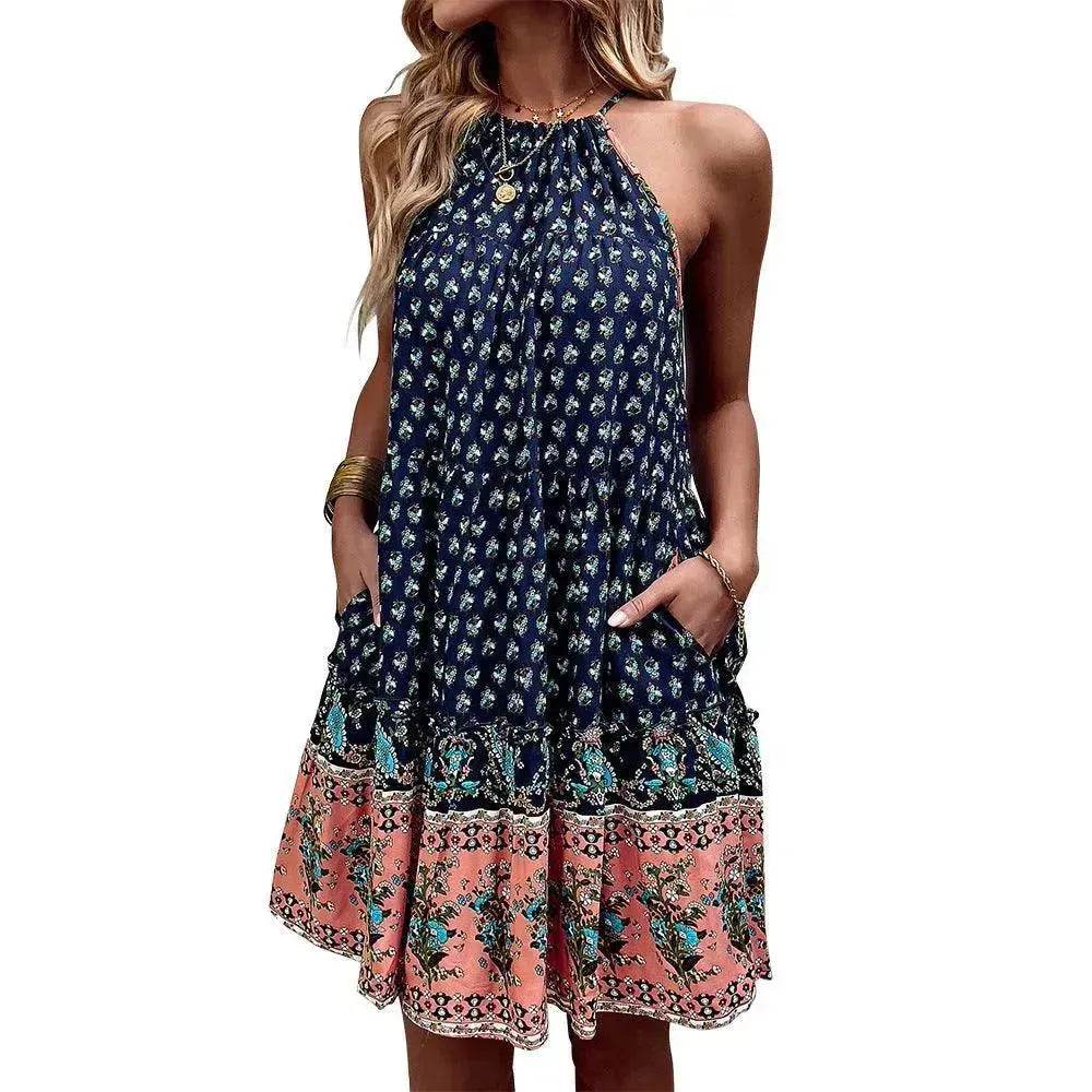 Women's Printed Wear Bohemian Casual Vacation Beach Style Independent Station Skirt - EX-STOCK Canada