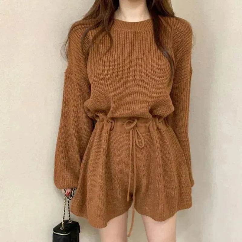 Women's Retro Round Neck Tie Up Wide Leg Jumpsuit - EX-STOCK Canada