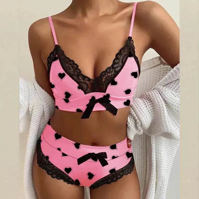 Women's Charming Lingerie Lace Suspenders Three-point Charming Lingerie - EX-STOCK Canada