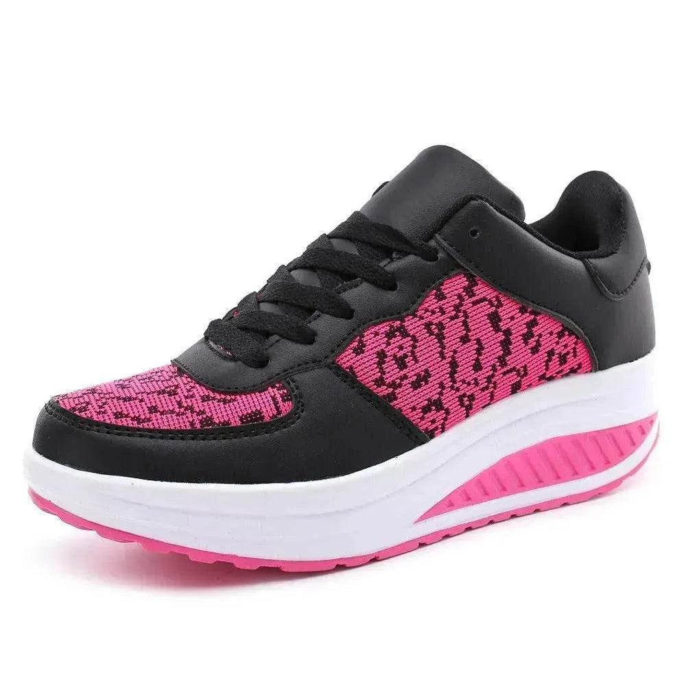 Women's Shoes, Flying Woven Leather Shoes, Sports Platform Shoes, Student Platform Shoes - EX-STOCK Canada