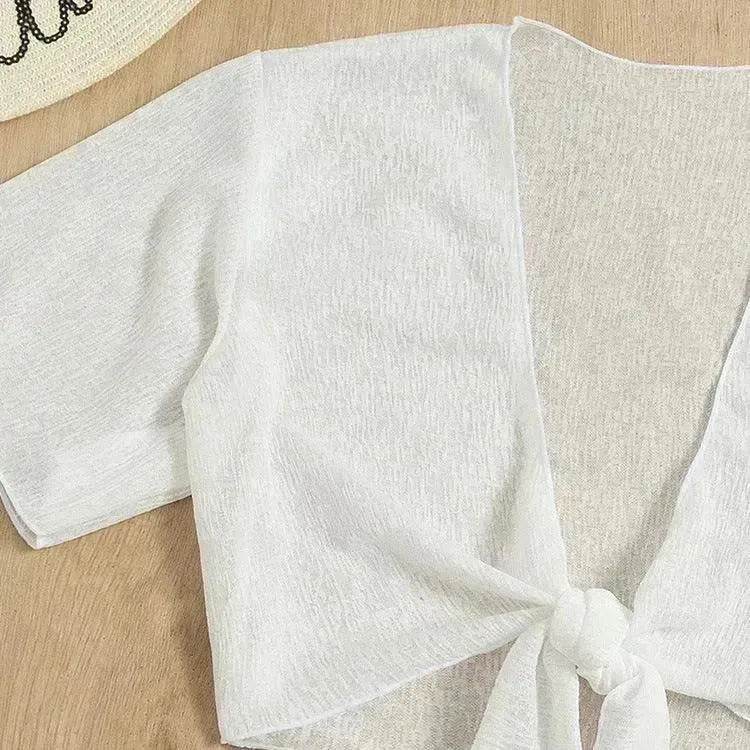 Women's Solid Color Two-piece Swimsuit Sun-proof Beach Dress - EX-STOCK Canada