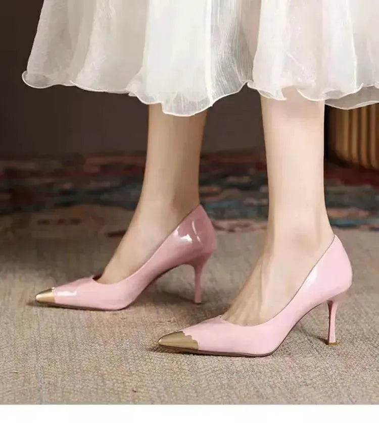 Women's Stiletto High Heels Korean Style Fashion Commuter Shoes - EX-STOCK Canada